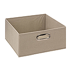 Органайзер для одягу з ручками 31х31 см зелений, складаний ящик для зберігання білизни й аксесуарів, фото 3