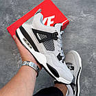 Чоловічі кросівки Nike Air Jordan Grey сірі Найк Аїр Джордан демісезонні, фото 5