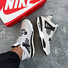 Чоловічі кросівки Nike Air Jordan Grey сірі Найк Аїр Джордан демісезонні, фото 4