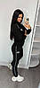 Спортивний жіночий костюм UIRN UIRN чорний (трикотаж двунить Туреччина), фото 4