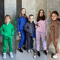 Дитячий теплий спортивний костюм на флісі 92-98; 104-110; 116-122; 128-134; 140; 146; 152