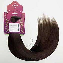 Шиньйон-Хвіст на Липучці 40 см 100 грам, Чорний Кола №1С