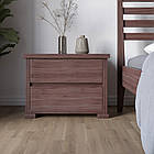 Приліжкова тумба з дерева Mebigrand Тоскана 61х46х41 см Горіх темний (MBG-21374)