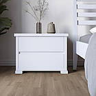 Приліжкова тумба з дерева Mebigrand Тоскана 61х46х41 см Сіро-блакитний (S2010R80B) (MBG-21385)