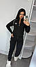 Спортивний жіночий костюм UIRN UIRN чорний (трикотаж двунить Туреччина), фото 5