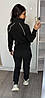 Спортивний жіночий костюм UIRN UIRN чорний (трикотаж двунить Туреччина), фото 6
