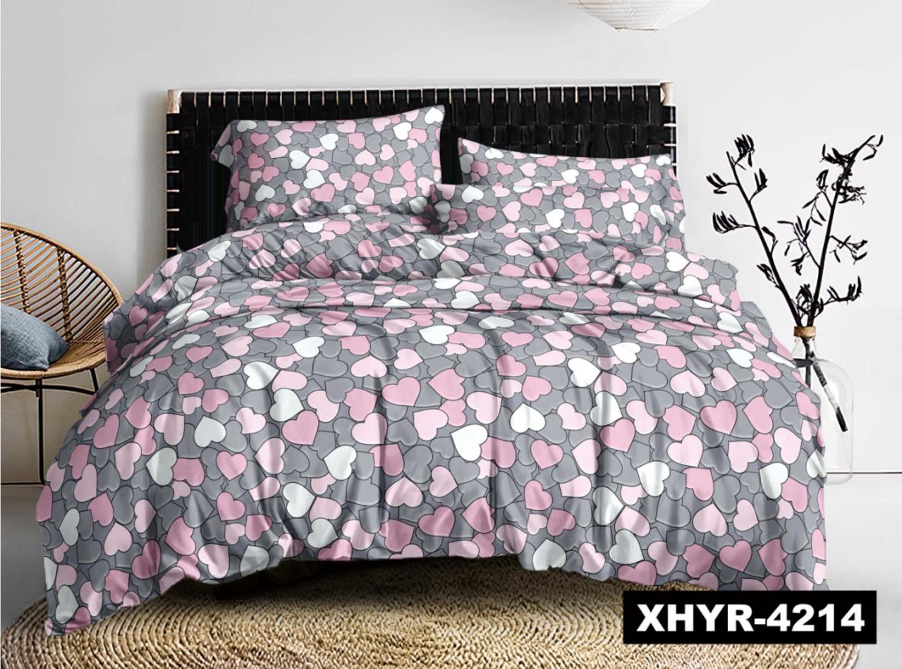 Фланелева постільна білизна Royal Dream байка сердечки, фото 1