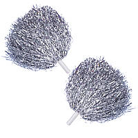 Помпони ниткоподібні блискучі для чирлідингу і танців з ручками SP-Sport Pom-Poms C-1680 1шт кольори в асортименті