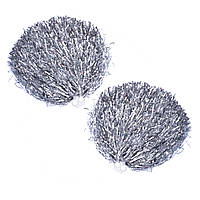 Помпони ниткоподібні блискучі для чирлідингу і танців з ручками SP-Sport Pom-Poms C-1682 1шт кольори в асортименті