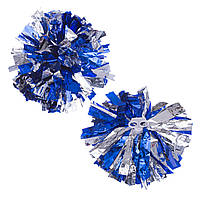 Помпони кулясті Кулі круглі блискучі для чирлідингу і танців із захопленнями-кільцями SP-Sport Pom-Poms C-1679 1шт кольори в