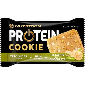 Печиво Go On Protein Cookie Pistachio White Chocolate 50g