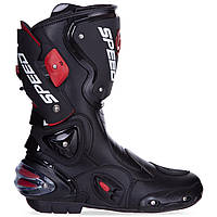 Мотоботи Високі спортивні SPEED B1001 розмір 41-45 чорний