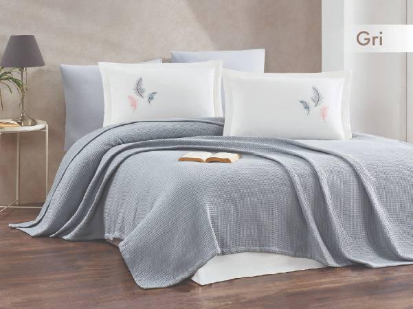 Постільна білизна з пледом Mercan + 4 наволочки - Turkey