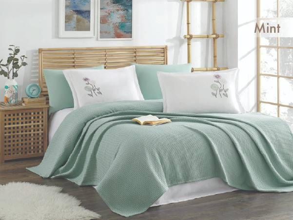 Постільна білизна з пледом Mercan + 4 наволочки - Turkey