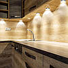 Світлодіодний світильник для кухні Kioooki. Підсвітка під шафу, круглий дизайн, тепле світло, для кухні, фото 7