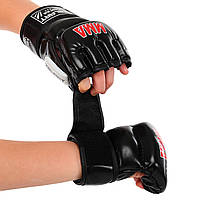 Рукавиці для змішаних єдиноборств MMA Zelart BO-0397 XS-2XL кольори в асортименті