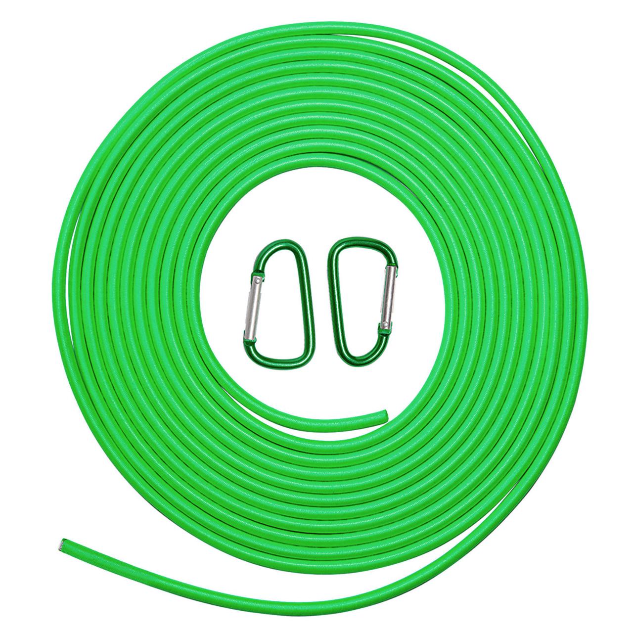 Трос амортизуючий для свімрану MADWAVE Swimrun Tow Rope M204003010W зелений, фото 1