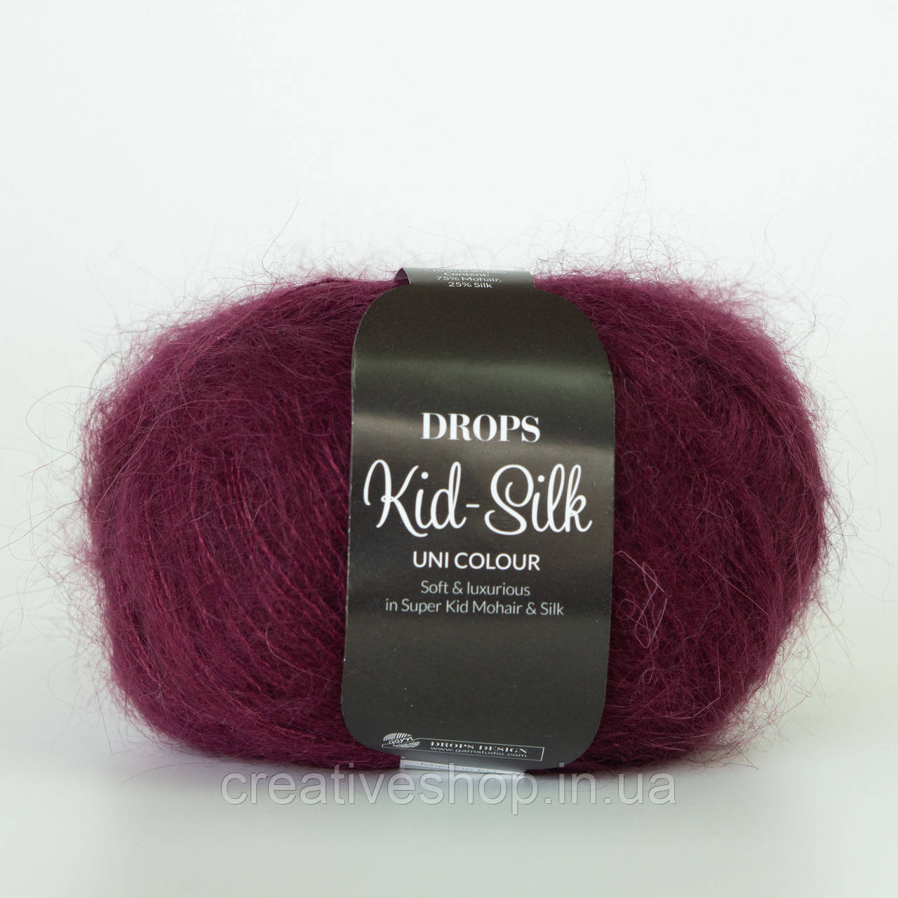 Пряжа Drops Kid Silk (колір 69 ruby wine), фото 1