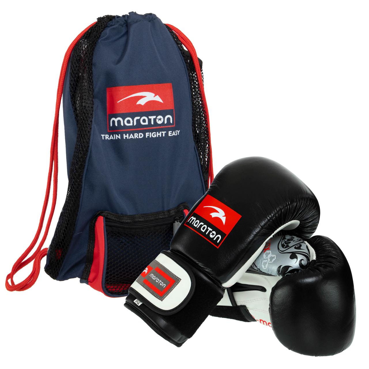 Боксерський набір 2в1 MARATON DMAX MRT-C4 10-14унцій кольору в асортименті, фото 1