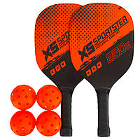 Набір для піклболу XS-SPORTSTER C-5322 2 ракетки 4 м'яча з чохлом