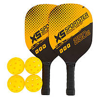 Набір для піклболу XS-SPORTSTER C-5322 2 ракетки 4 м'яча з чохлом
