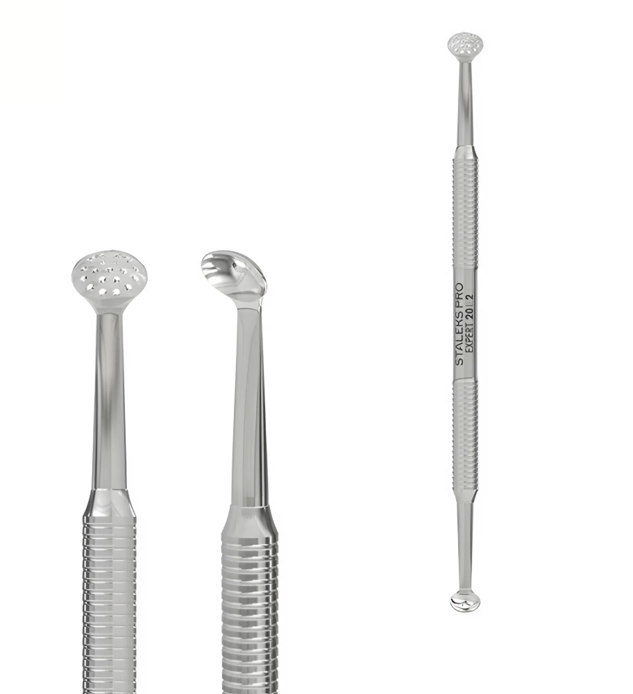 Ложка косметологічна Staleks Expert (Уно + шумівка 19) 20-2, фото 1