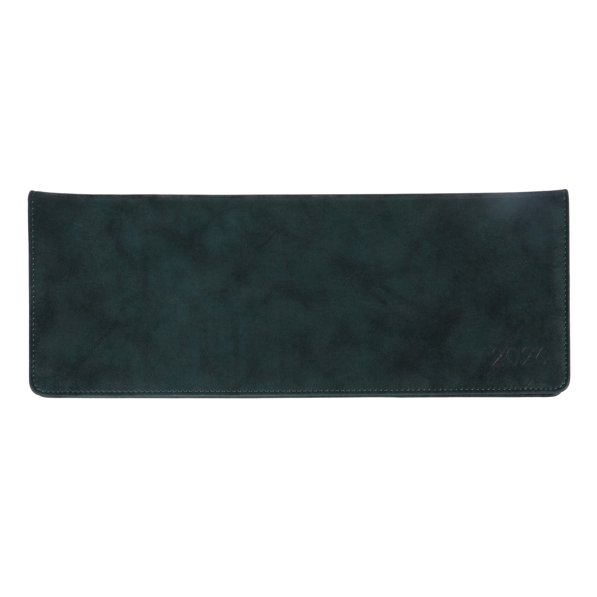 Планинг настільний 34х13 см Leo Planner датований 2026 "Case", темний смарагд, 128 сторіно, фото 1