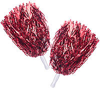 Помпони ниткоподібні блискучі для чирлідингу і танців з ручками SP-Sport Pom-Poms CH-4875 2шт кольори в асортименті