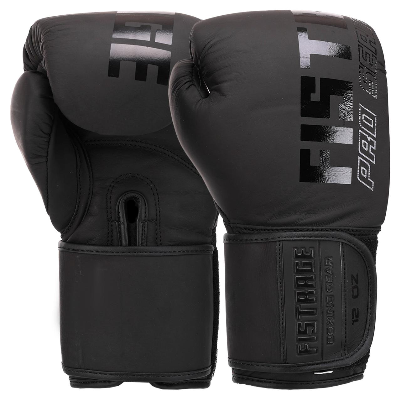 Боксерські рукавиці шкіряні FISTRAGE VL-8433 10-14унцій кольори в асортименті, фото 1