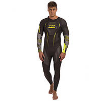 Гідрокостюм мокрого типу для триатлону MadWave RAPID M201802 розмір M-XXL 3мм чорний