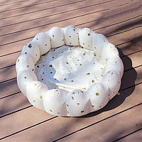 Надувний міні-басейн для дитячої гри крупами й піском вдома, чи водою на вулиці (70 л)