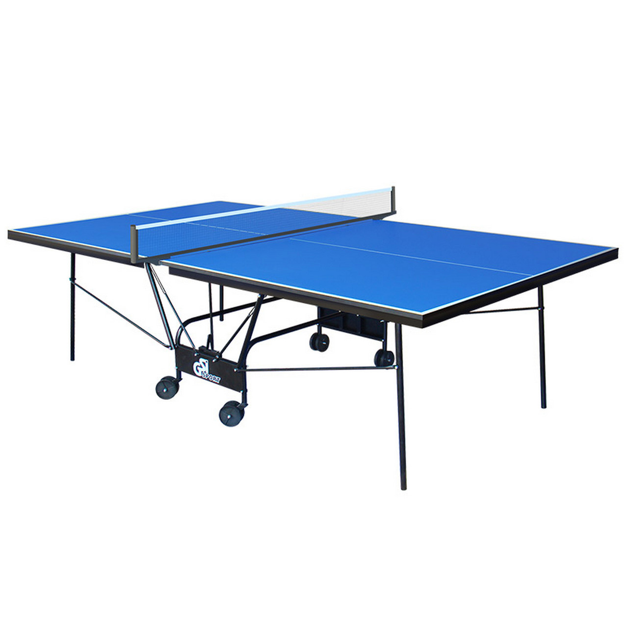 Стіл для настільного тенісу GSI-Sport Indoor Gk-6 MT-0933 синій, фото 1