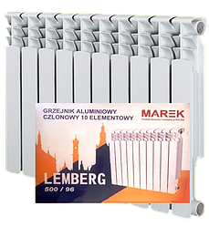 Алюмінієвий радіатор TITAN Lemberg 500х96