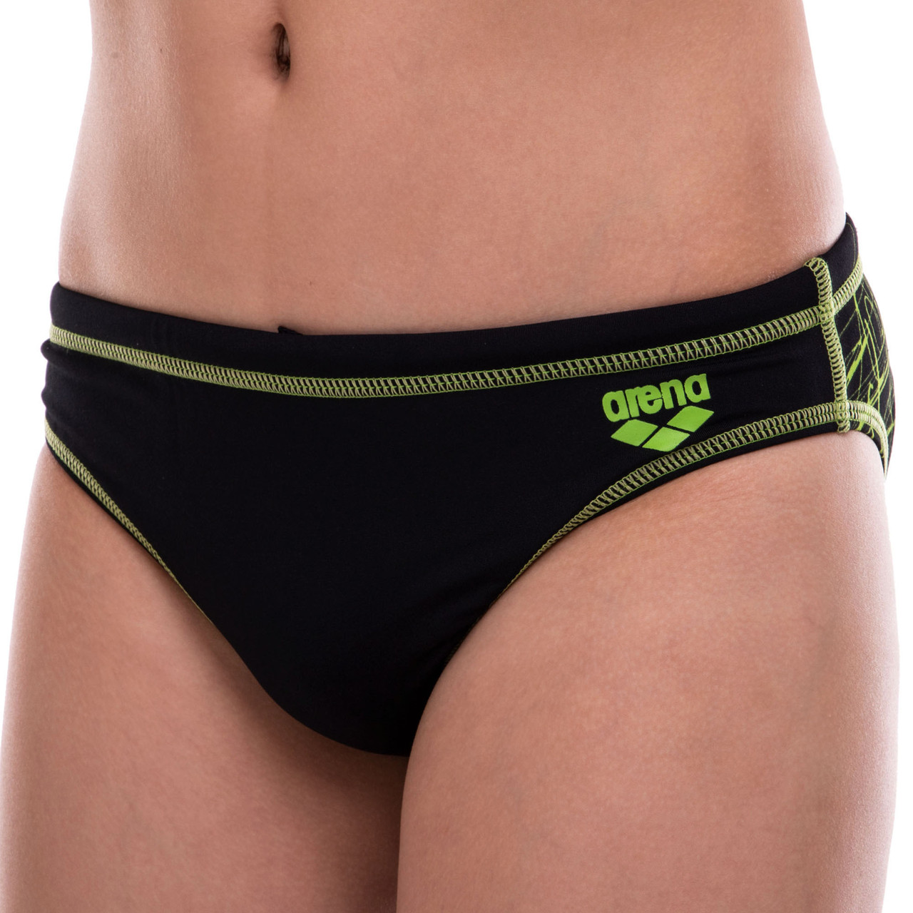 Плавки для хлопчиків класичні для плавання ARENA B DRAWY AR1A401-56 вік 6-11років чорний, фото 1