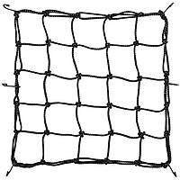 Багажна сітка-павук для мотоцикла SP-Sport M-877 1шт розмір 40см х 40см чорний