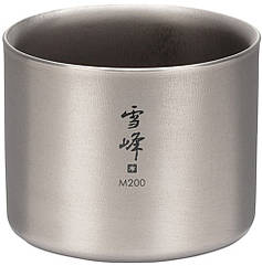 Кружка Snow Peak TW-128 Ti-Double M200 Stacking Mug 200ml