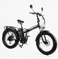 Электровелосипед 500W Corso Vortex TX-78950, колеса 24 дюйма, 7 скоростей, литиевый аккумулятор 48V13Ah