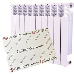 Алюмінієвий радіатор Calgoni ALPA PRO 500х96