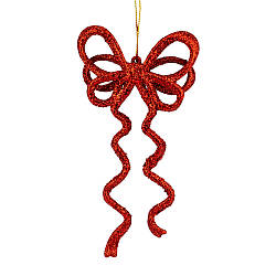 Ялинкова іграшка "Блискучий бантик", червона , 17 см Solar Moon