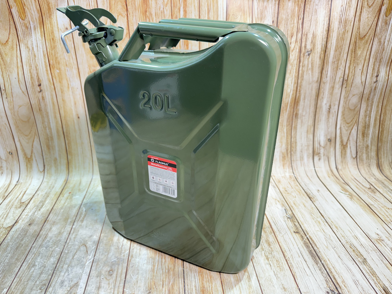 Металева каністра FLAGMUS 20 л для пального (дизель, бензин), фото 1