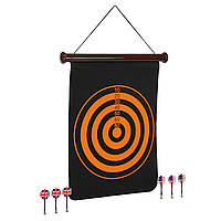 Дартс магнітний котрий згортається в рулон Roll-Up 6 дротиків і мішень Baili BL-1030A 42x58см