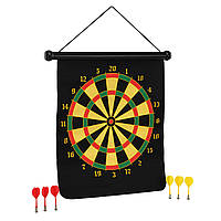 Дартс магнітний котрий згортається в рулон Roll-Up 6 дротиків і мішень Baili BL-1020B 41,5x47,5см
