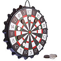 Дартс магнітний із кришками від пляшок BOTTLE CAP 10 кришок і мішень SP-Sport A002P 39см