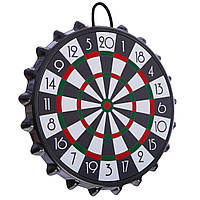 Дартс магнітний із кришками від пляшок BOTTLE CAP 10 кришок і мішень SP-Sport A003P 23см