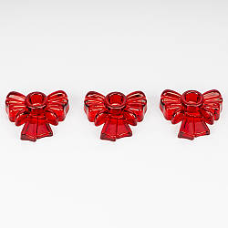 Підсвічник "Червоний бантик", 9,2 см Solar Moon