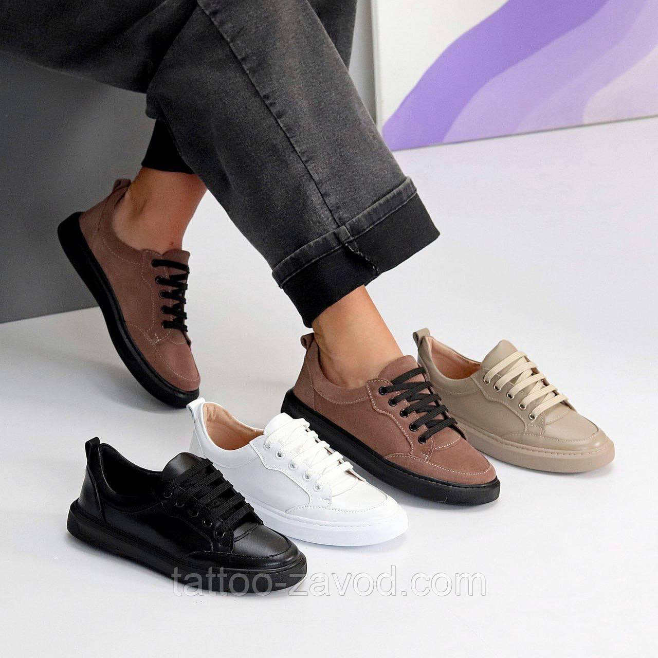 Кеди жіночі на шнурках 37-40, фото 1