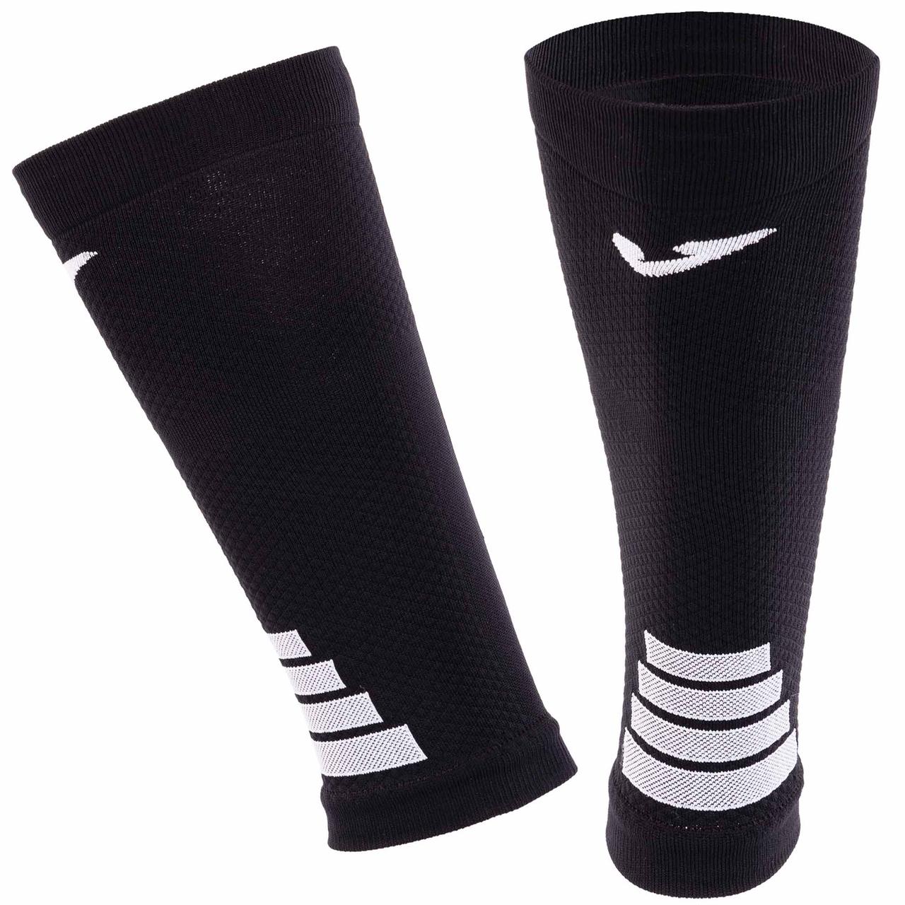 Гетри футбольні без шкарпетки обрізки Joma COMPRESSION 400289-102 розмір M-L чорний, фото 1