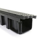 Лоток дренажний з решіткою Nicoll Connecto CAN10AHP, клас A15, фото 2