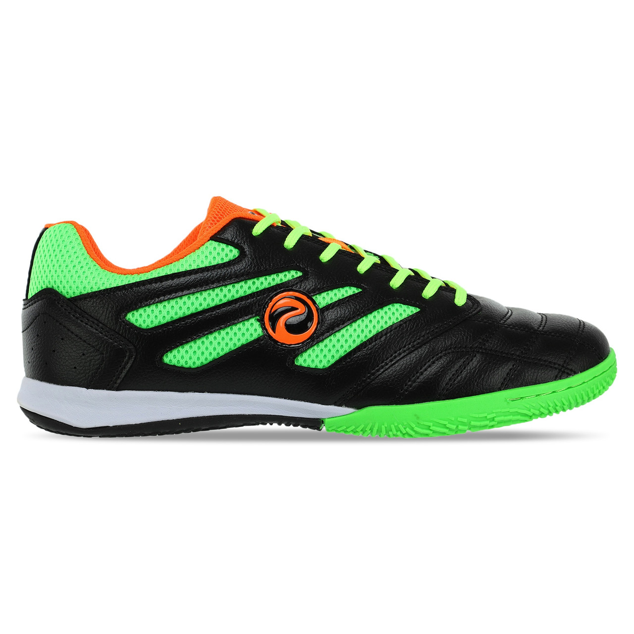 Футзалки взуття для міні-футболу PRIMA 221022-3 розмір 40-45 чорний-салатовий, фото 1