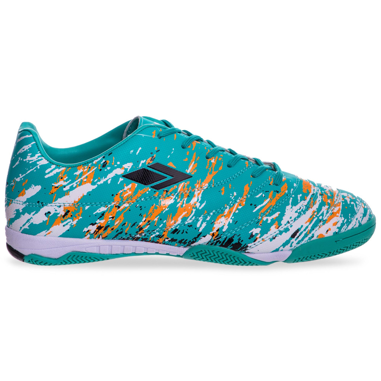 Футзалки взуття для міні-футболу OWAXX 20517A-3 розмір 40-45 бірюза-помаранчевий, фото 1